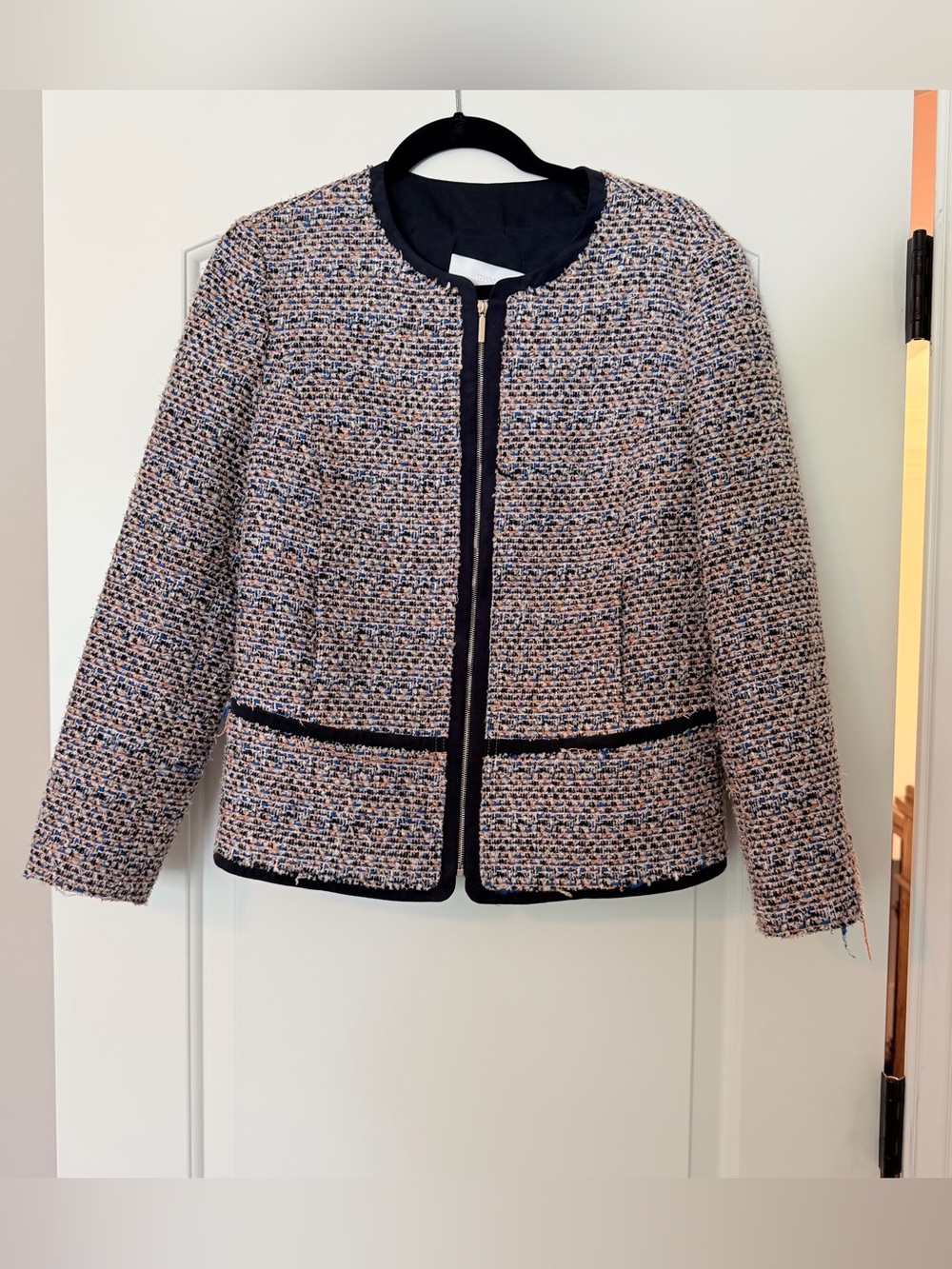 Boss Women’s Tweed Zip-Front Jacket - size 10 - Picture 8 of 8